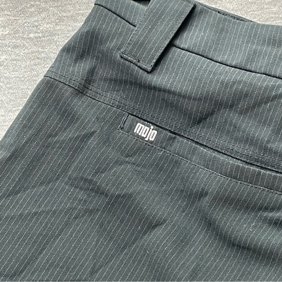 GOLDLINE Mens Mojo Black Pinstripes Curling Pants Size 36 - Picture 2 of 13